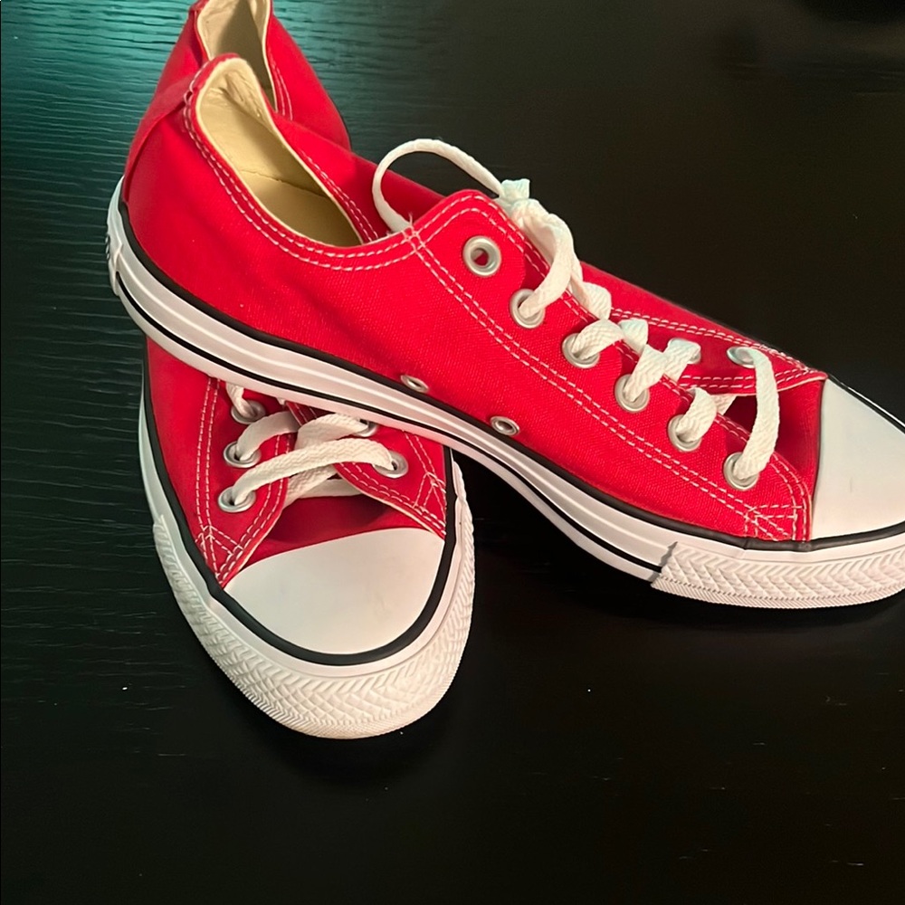 Converse Red and White Classic Sneakers